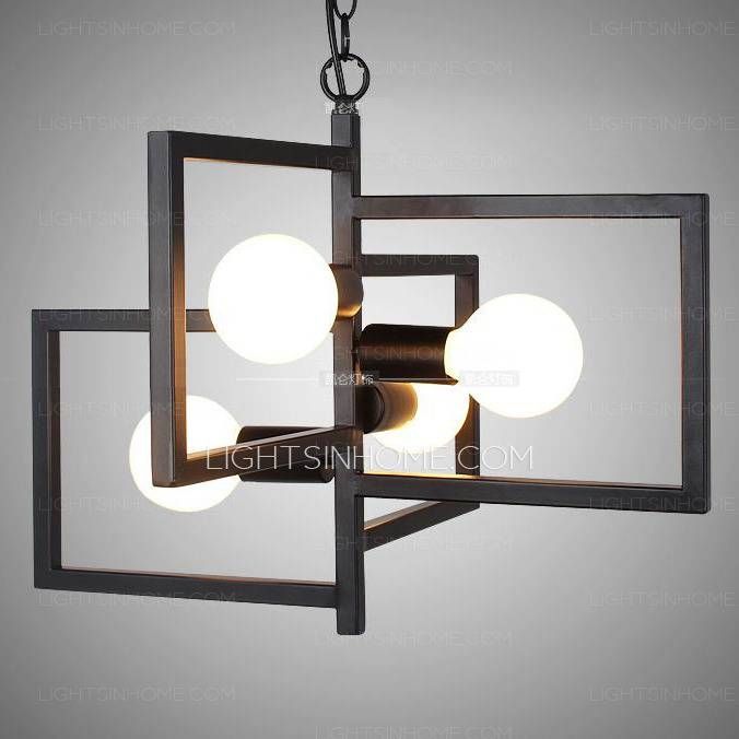 Large Pendant Light Fixtures Black Paint Wrought Iron Intended For Wrought Iron Pendants (View 14 of 15)