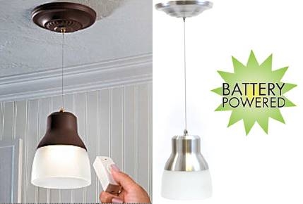 15 Best of Battery Operated Pendant Lights Fixtures