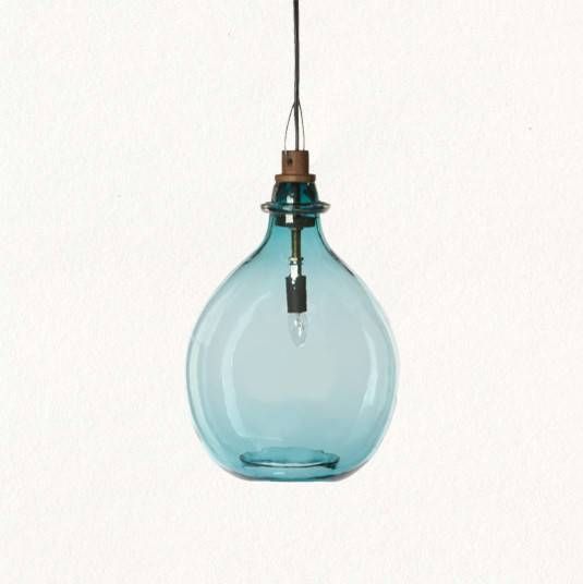 Lighting Design Ideas: Adorable Cobalt Blue Glass Pendant Lights For Handmade Glass Pendant Lights (Photo 14 of 15)