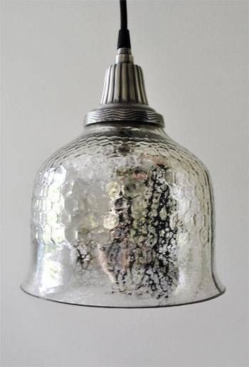 Lighting Design Ideas: Mercury Glass Pendant Light Fixture Mercury Inside Mercury Glass Lights Fixtures (Photo 3 of 15)
