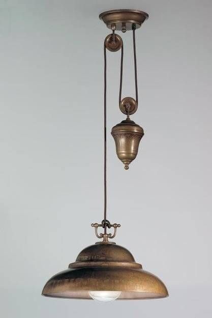 Lighting Design Ideas: Pulley Pendant Light Fixture Industrial Throughout Pulley Lights Fixture (View 7 of 15)