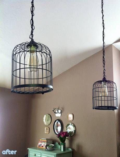 Like A Bird(cage) On A Wire. – Better After With Regard To Bird Cage Pendant Lights (Photo 11 of 15)