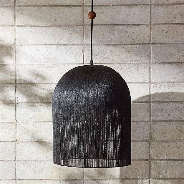 Love One Another Black Iron Pendant Light | Cb2 For Cb2 Pendant Lighting (View 6 of 15)
