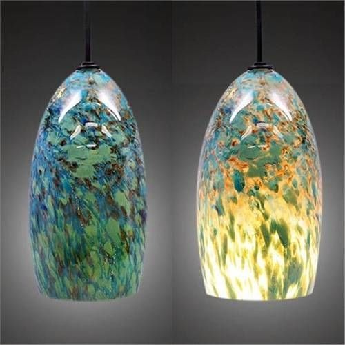 Magnificent Hand Blown Glass Pendant Lights Hand Blown Glass For Hand Blown Lights Fixtures (Photo 4 of 15)