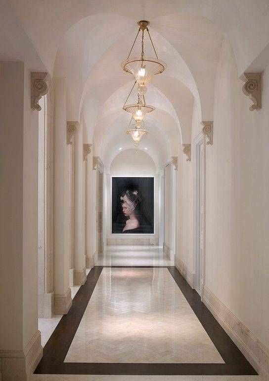 Mediterranean Hallway With Pendant Light & High Ceiling | Zillow For Hall Pendant Lights (Photo 5 of 15)
