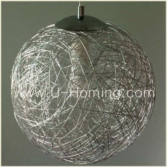Featured Photo of 15 Ideas of Wire Ball Pendant Lights
