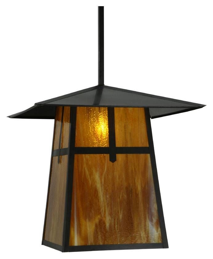 Meyda Tiffany 138217 Stillwater Cross Mission Craftsman 24" Wide Pertaining To Mission Pendant Light Fixtures (Photo 2 of 15)