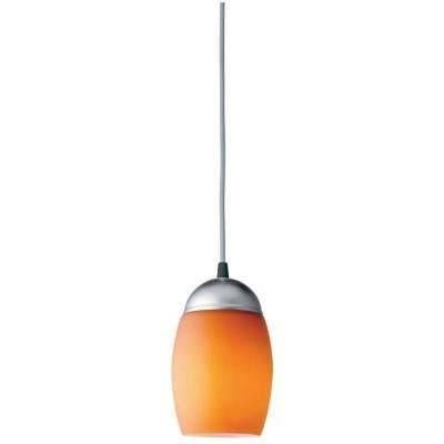 Mini – Orange – Pendant Lights – Hanging Lights – The Home Depot Regarding Orange Glass Pendant Lights (Photo 7 of 15)