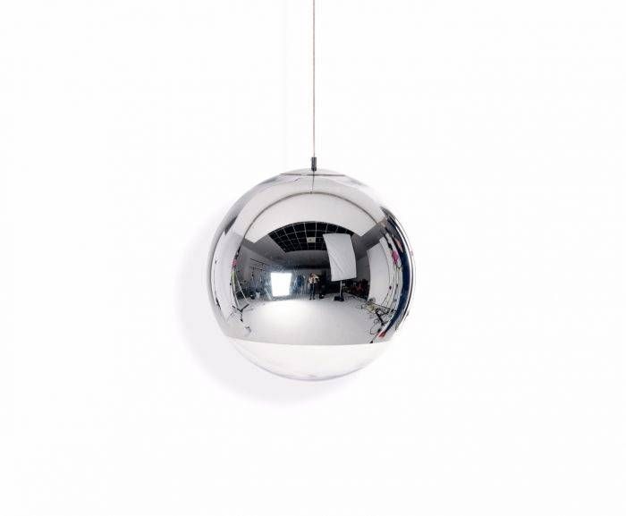 Mirror Ball Pendant 50cm | Pendant Lights | Tom Dixon Intended For Silver Ball Pendant Lights (View 12 of 15)