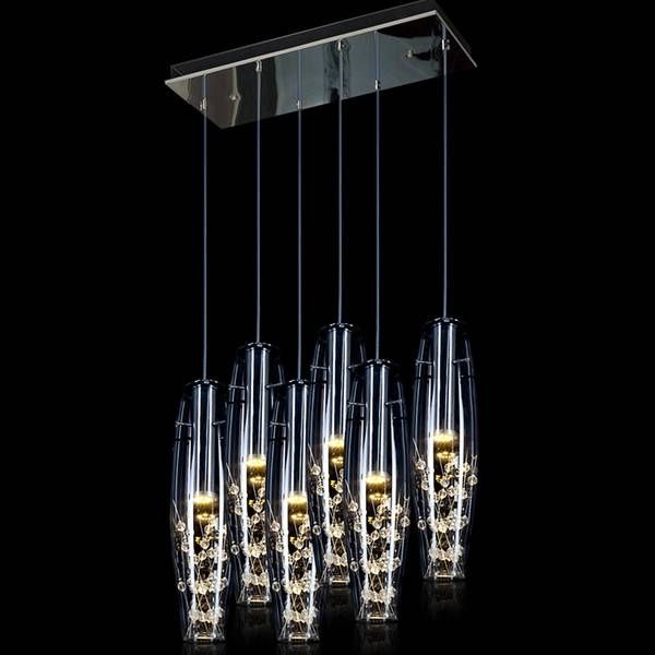 Modern Luxury High Power Led Dining Room Pendant Lamps Glass Vase In Luxury Pendant Lights (Photo 6 of 15)