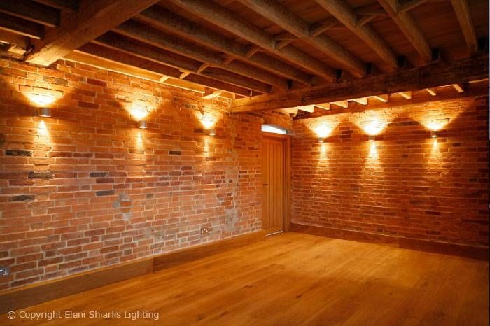 Oast Barn Lighting Design – Residential Lighting |eleni Shiarlis Pertaining To Barn Lights Uk (Photo 1 of 15)