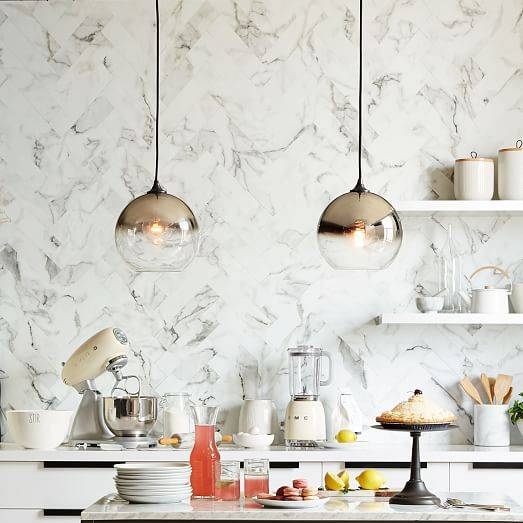 Ombre Mirrored Pendant | West Elm For West Elm Bathroom Pendant Lights (Photo 1 of 15)