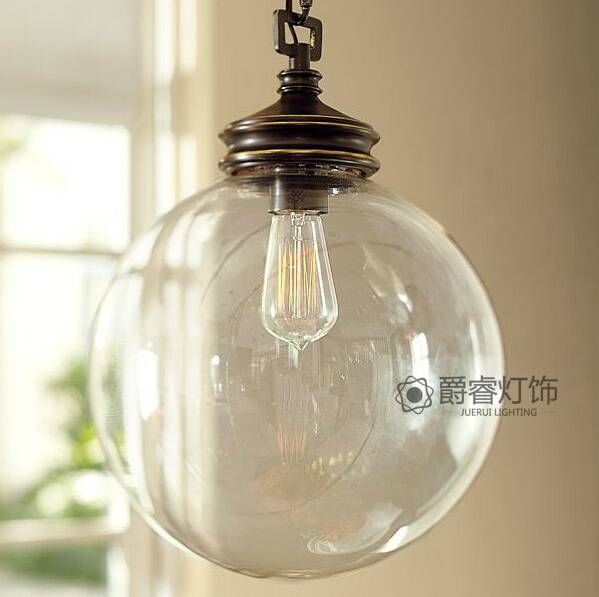 Online Get Cheap Rustic Pendant Lighting Kitchen  Aliexpress Pertaining To Rustic Clear Glass Pendant Lights (View 7 of 15)