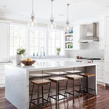 Open Concept Kitchen – Transitional – Kitchen – Threshold Goods With Regard To Threshold Industrial Pendants (Photo 7 of 15)
