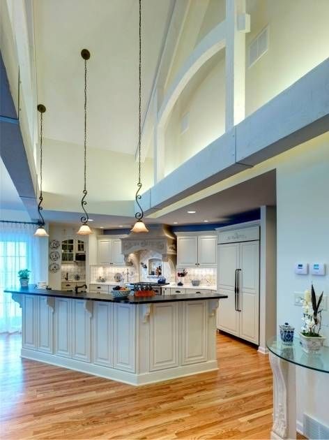 Outstanding Kitchen Lighting Vaulted Ceiling Kutsko Kitchen Intended For Vaulted Ceiling Pendant Lights (Photo 11 of 15)