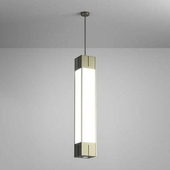 Pendant Lamp / Classic / Aluminum / Acrylic – Kiosk Square In Tubular Pendant Lights (Photo 9 of 15)