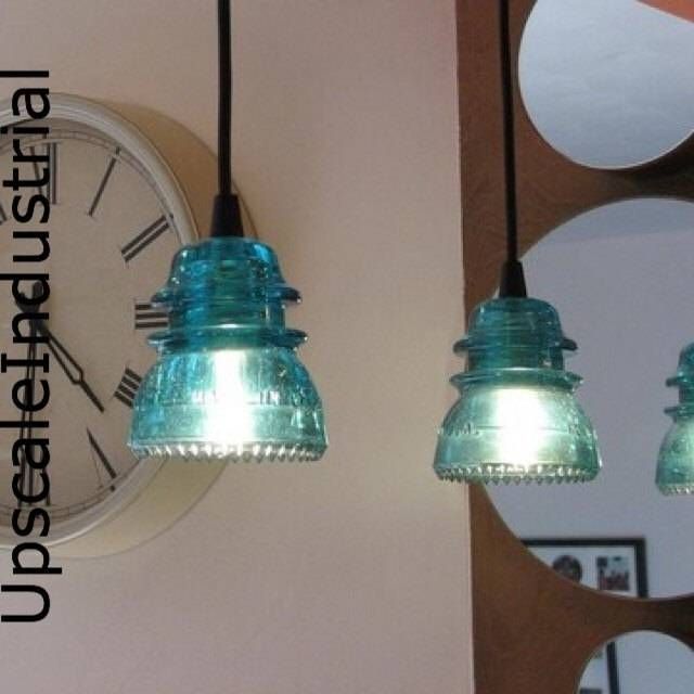 Pendant Light/glass Insulator/kitchen Island/lighting With Regard To Insulator Pendant Lights (Photo 6 of 15)