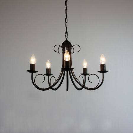 Pendant Lights & Chandeliers – Bespoke Lighting Co Throughout Wrought Iron Lights Fittings (Photo 1 of 15)