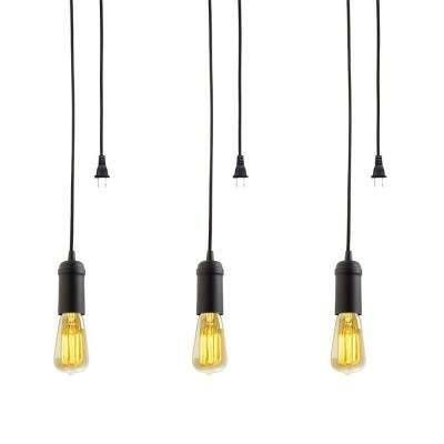 Plug In – Mini – Pendant Lights – Hanging Lights – The Home Depot Throughout Plug In Hanging Pendant Lights (View 6 of 15)