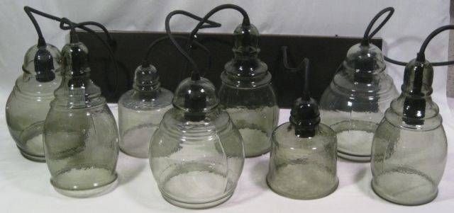 Pottery Barn Paxton 8 Light Blown Glass Pendant Chandelier | Ebay Throughout Paxton Hand Blown Glass 8 Lights Pendants (View 12 of 15)