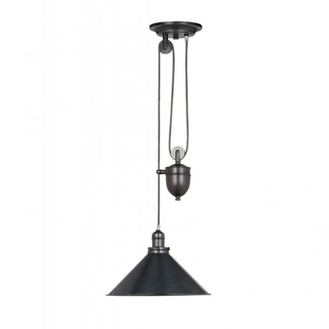 Pull Up And Down Rise And Fall Ceiling Light, Retro Style In Bronze Within Rise And Fall Pendant Lighting (View 4 of 15)