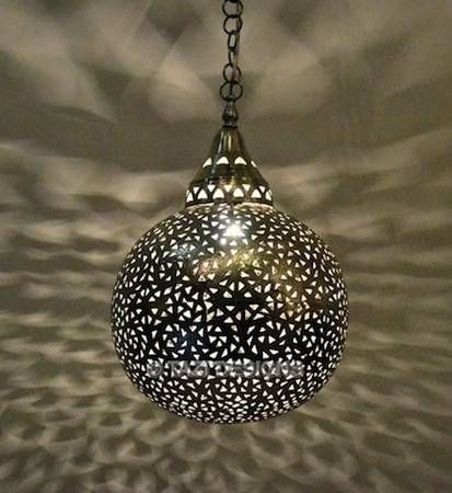 Punched Metal – Look 4 Less And Steals And Deals. In Punched Metal Pendant Lights (Photo 7 of 15)