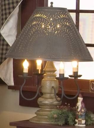 Punched Tin Lamps Within Punched Tin Lights Fixtures (Photo 11 of 15)