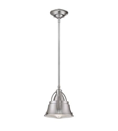 Quoizel Cdy1508bn Cody 1 Light 8 Inch Brushed Nickel Mini Pendant Regarding Brushed Nickel Mini Pendant Lights (Photo 2 of 15)