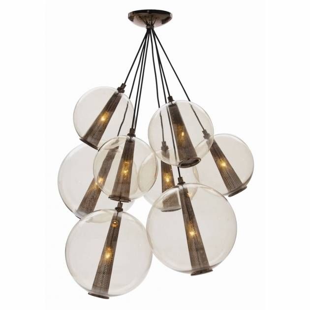 Remarkable Laura Kirar For Arteriors Caviar Staggered Pendant Within Caviar Lights (View 11 of 15)