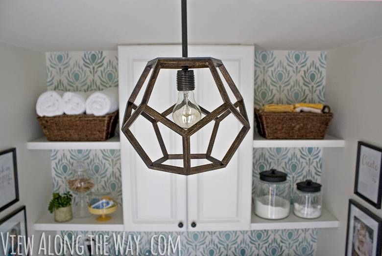 Remodelaholic | 14 Great Diy Pendant Lights And Link Party Regarding Homemade Pendant Lights (Photo 7 of 15)