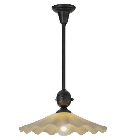 Scalloped Pendant Light – Rubbed Bronze Scalloped Spectrum Pendant Pertaining To Scalloped Pendant Lights (View 10 of 15)