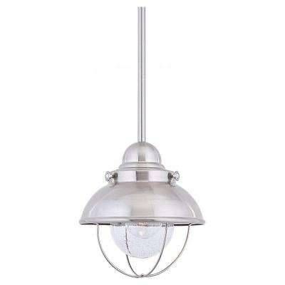 Stainless Steel – Pendant Lights – Hanging Lights – The Home Depot Throughout Stainless Pendant Lights (Photo 12 of 15)