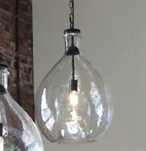 Statement Kitchen Island Lighting Home Decorating Blog For With Regard To Glass Jug Pendants (Photo 11 of 15)