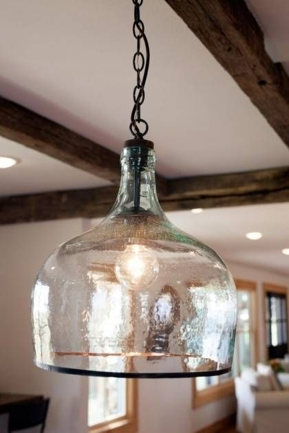 Stylish Best 25 Rustic Pendant Lighting Ideas On Pinterest French For French Glass Pendant Lights (View 6 of 15)