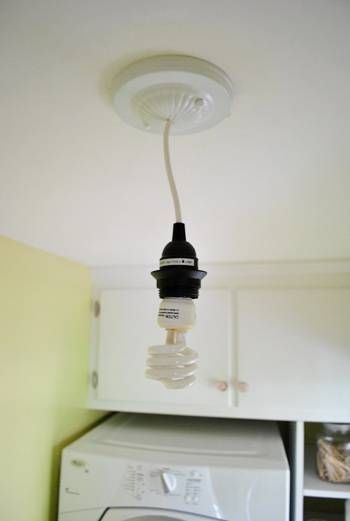 Summer Pinterest Challenge: How To Make A Clothespin Chandelier With Regard To Ikea Plug In Pendant Lights (View 9 of 15)