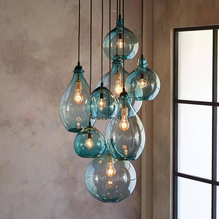 15 Best Ideas of Cluster Glass Pendant Lights Fixtures