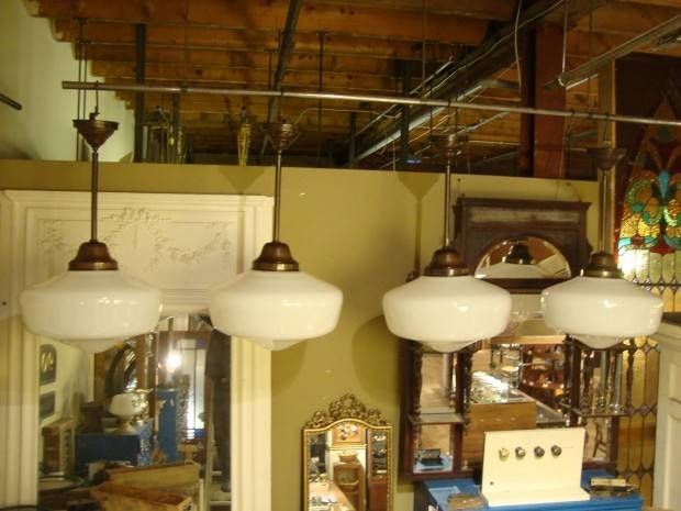 This Just In: More Benches, Doors, Armoire And More… | The Door Store Regarding Large Schoolhouse Lights (Photo 13 of 15)