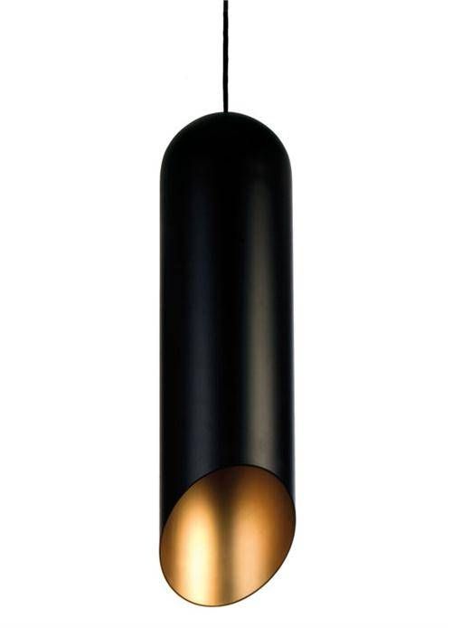 Tom Dixon Pipe Light Pendant In Black/gold From Abc Carpet & Home Inside Tubular Pendant Lights (View 2 of 15)