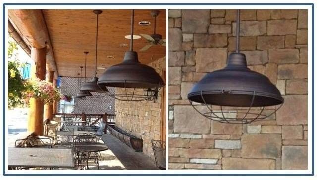 Warehouse Pendants Boost Rustic Ambiance At Nc Restaurant | Blog Within Barn Pendant Lights Fixtures (View 15 of 15)