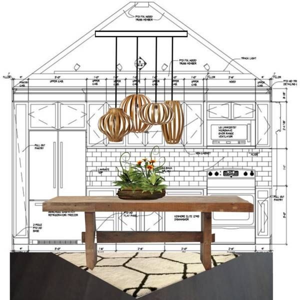 West Elm Bentwood Lights – Polyvore Pertaining To Bentwood Pendants (View 6 of 15)