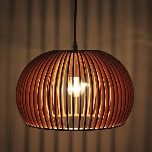 Win Parrot Uncle Wooden Lamp #fallhome Lighting Giveaway Inside Bent Wood Pendant Lights (Photo 7 of 15)