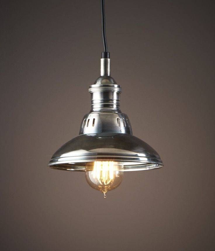86 Best Lighting Images On Pinterest | Antique Silver, Pendant In Bare Bulb Filament Pendants Polished Nickel (View 13 of 15)