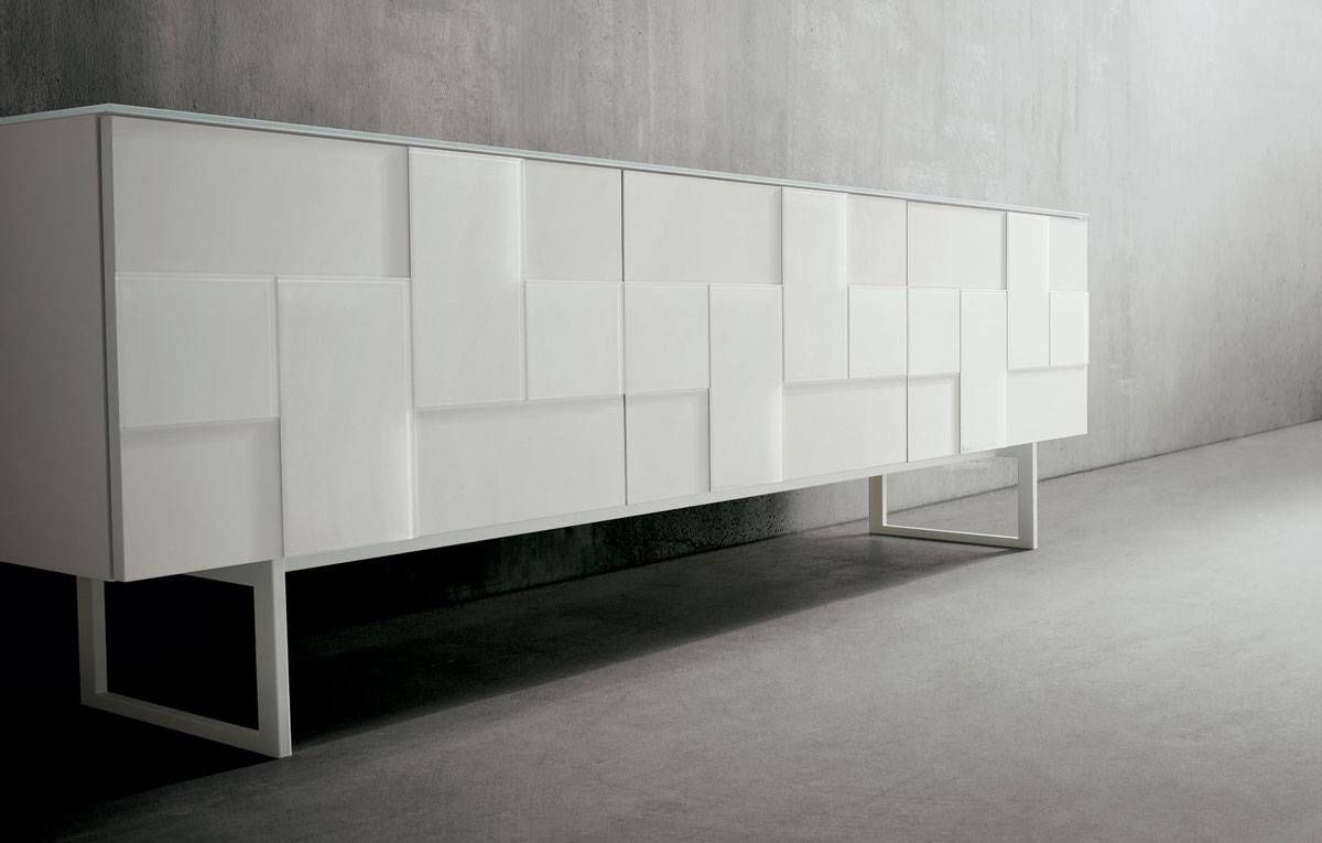 Aberia Cucine For White Glass Sideboards (Photo 3 of 15)