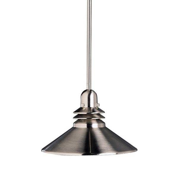 Aesthetic Brushed Nickel Kitchen Pendant Lights Of Metal Lamp Inside Stainless Steel Pendant Light Fixtures (Photo 1 of 15)