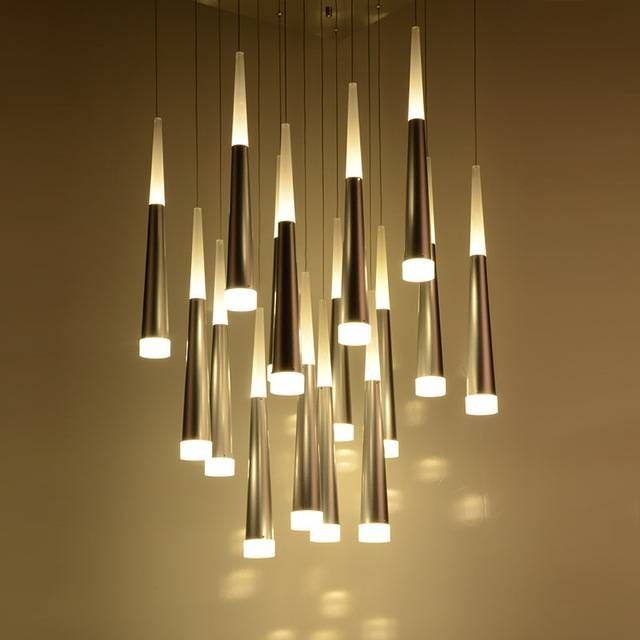 Aliexpress : Buy Creative Led Taper Pipe Dining Room Pendant Within Best And Newest Tube Pendant Lights (Photo 12 of 15)