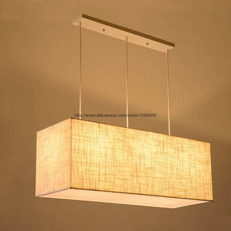 Aliexpress : Buy Free Shipping Modern Grey/black Long Box Intended For Most Popular Box Pendant Lights (Photo 12 of 15)