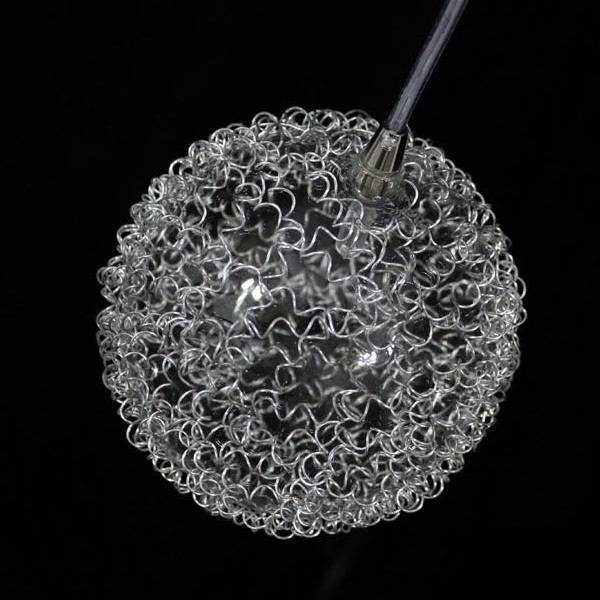 Aliexpress : Buy Hot Sales New One Light Modern Aluminium Wire In Wire Ball Light Pendants (View 10 of 15)