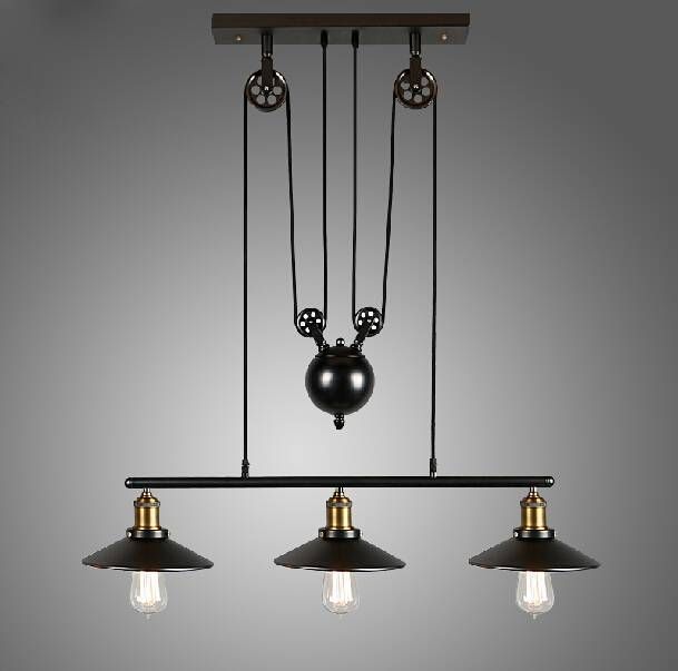 Aliexpress : Buy Rh Loft Vintage Iron Industrial Led American For Cheap Industrial Pendant Lights (Photo 10 of 15)