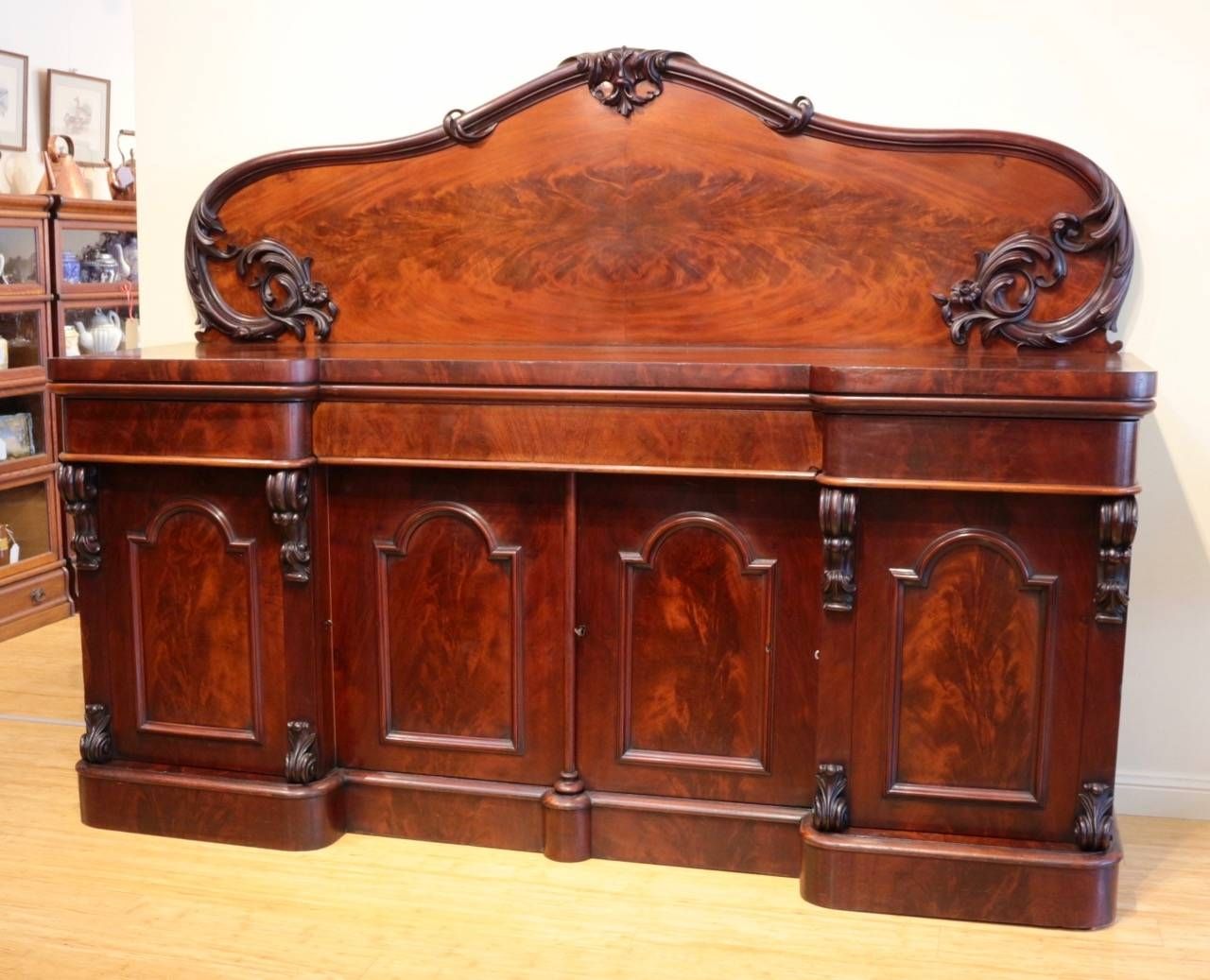 Antique 19th Century Australian Cedar Sideboard | The Merchant Of With Cedar Sideboards (View 15 of 15)