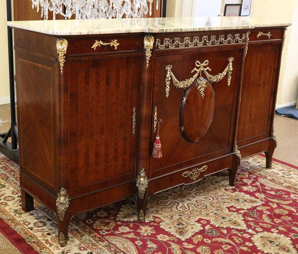 Antique Sideboards And Consoles With Regard To Marble Top Sideboards And Buffets (Photo 11 of 15)